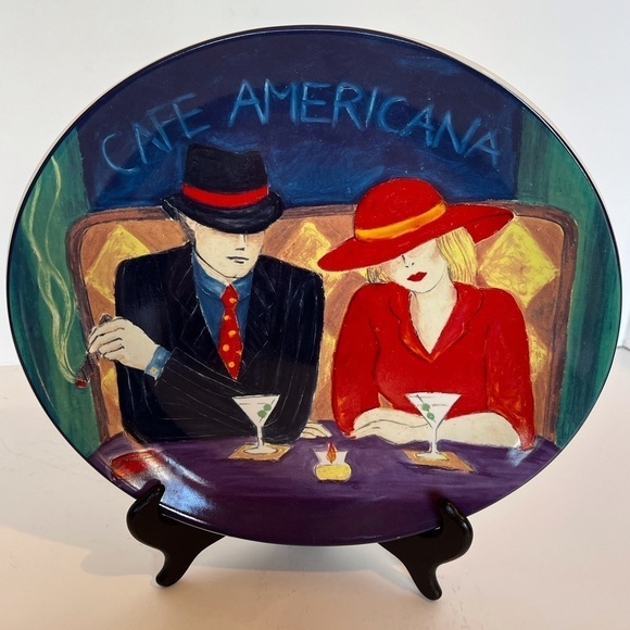 Sango Other - Large Oval Platter- ‘Cafe Americano’ by Sanyo